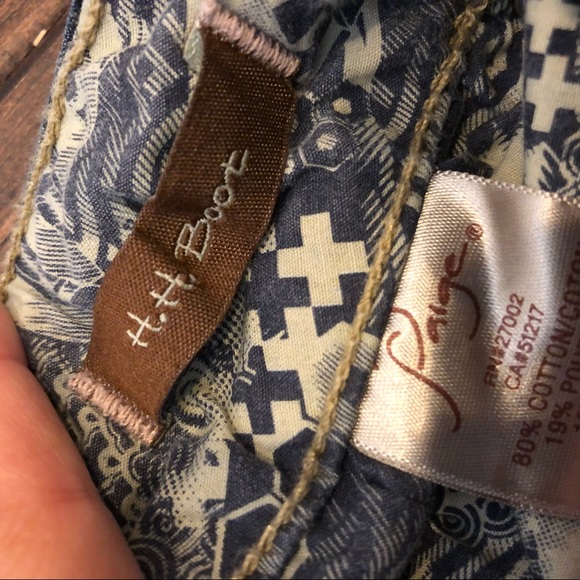 Paige Hidden Hills Bootcut Jeans Size 30 - Picture 16 of 16